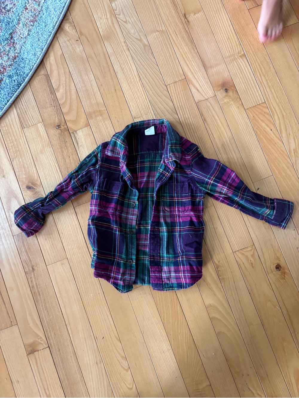 Baby gap Plaid Shirt Jacket - Purple & Green